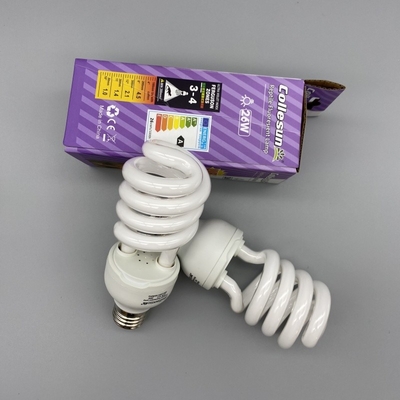 Lámpara UVB CFL del desierto Lámpara UV fluorescente para reptiles Blanco