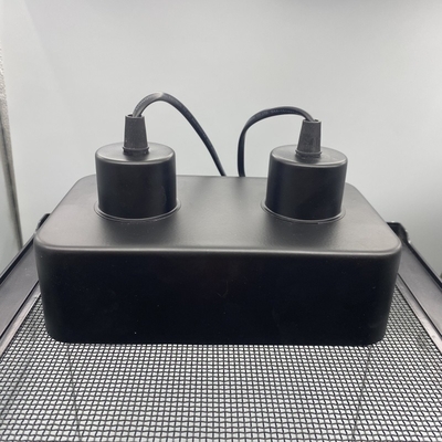 Unabhängige Schalter Doppel Reptilienlampe Maximal 160W Heizlampe für Eidechsen Schildkröten Schlangen und Amphibien