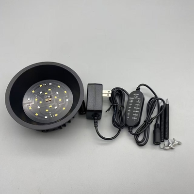 5W UVA UVB LED Round Light para répteis Aves Suporta a síntese da vitamina D3 e o metabolismo do cálcio